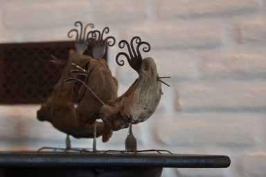 bengoArt Besteckkunst Schräge Vögel Treibholz Holzvogel