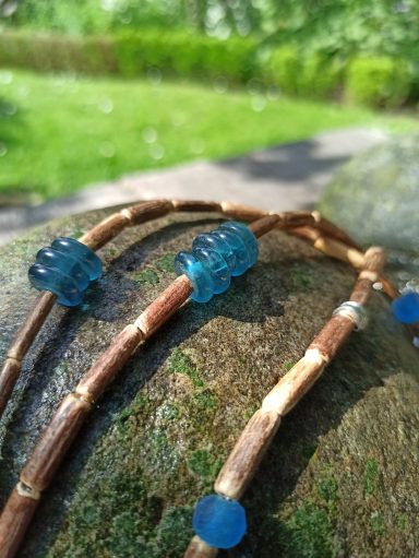 bengoArt Naturschmuck Recyclingglasperlen Farbwahl Kombinationsmöglichkeiten