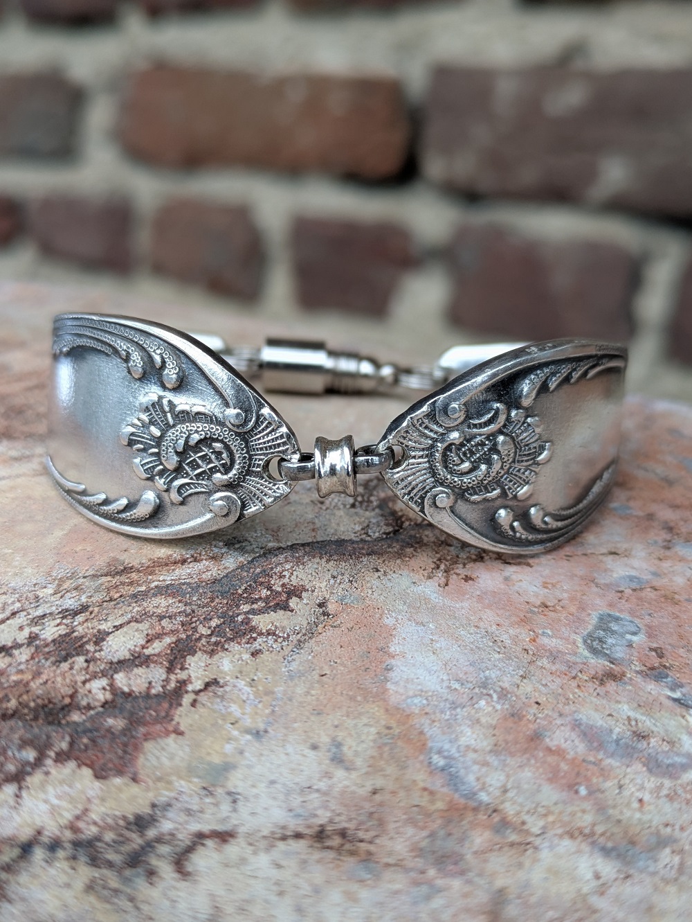 Armband versilbert Magnetverschluss