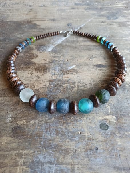 Naturschmuck Holzperlen Boho Holzschmuck Ethnischer Look