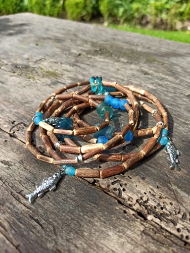 bengoArt Naturschmuck Recyclingglasperlen Farbwahl Kombinationsmöglichkeiten
