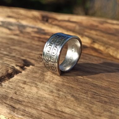 bengoArt Besteckkunst Edelstahlring Spoonring Löffelring