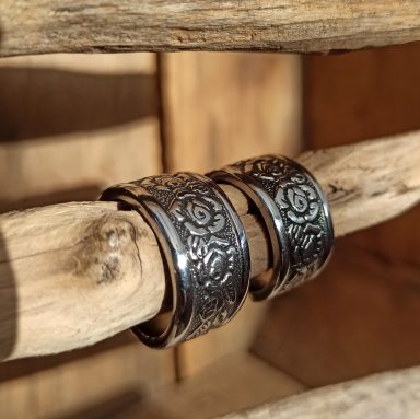 bengoArt Besteckkunst Edelstahlring Spoonring Löffelring